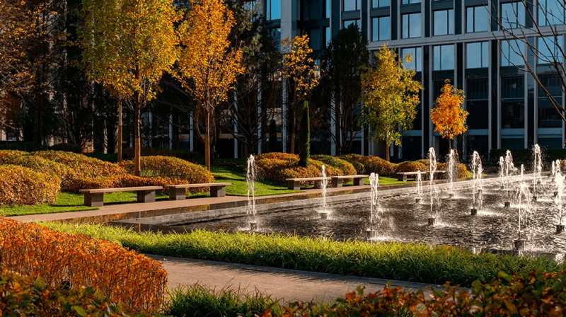 Озеленение территории ЖК. Где в Москве самые интересные варианты ландшафтного дизайна — Всеостройке.рф