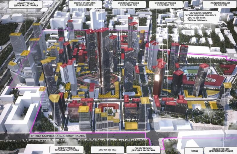 Озеро, башни и 1,4 млн квадратов жилья – первые картинки будущей царь-площадки на месте авиазавода МиГ — Всеостройке.рф