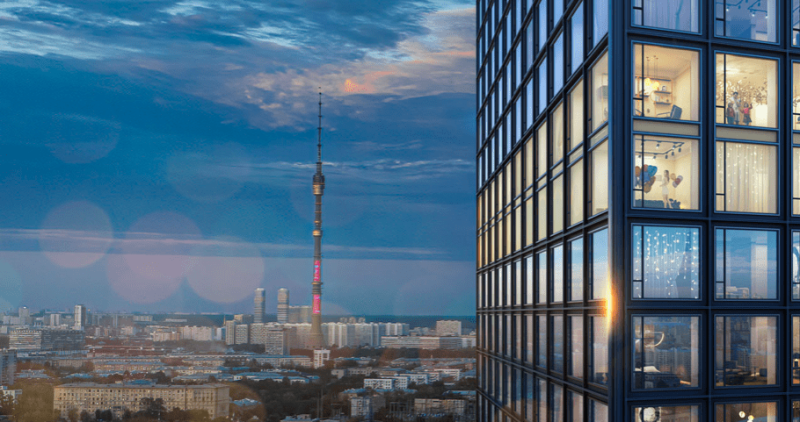 ТОП-5 самых роскошных видов из новостроек Москвы — Всеостройке.рф