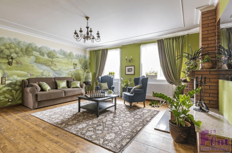 Дом в зеленых тонах: где живет Ирада Зейналова — Всеостройке.рф